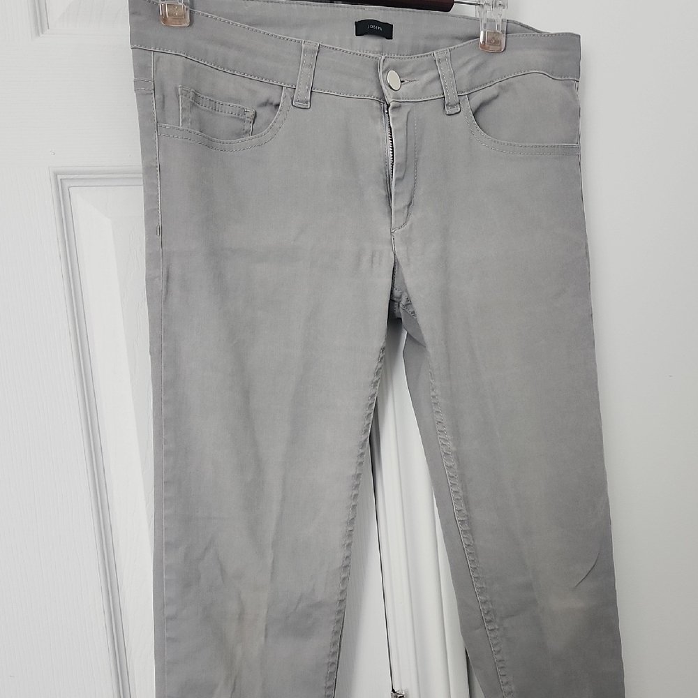 Joseph Light Gray Denim Pants Jeans